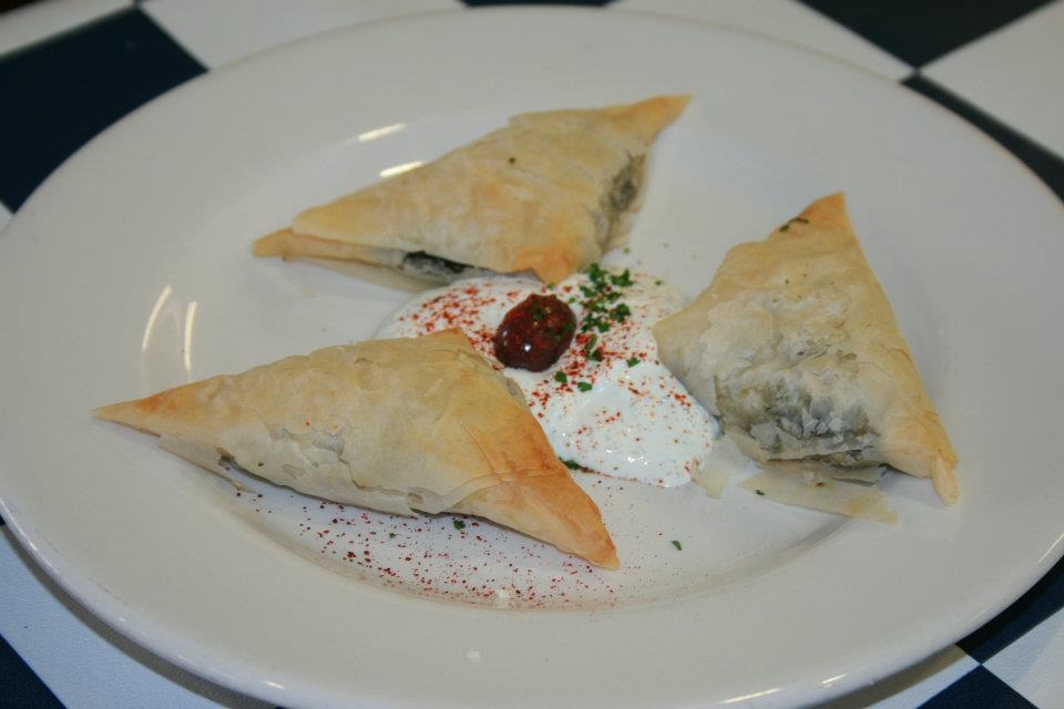 Order Spanakopita* food online from Tinos Greek Cafe store, Austin on bringmethat.com