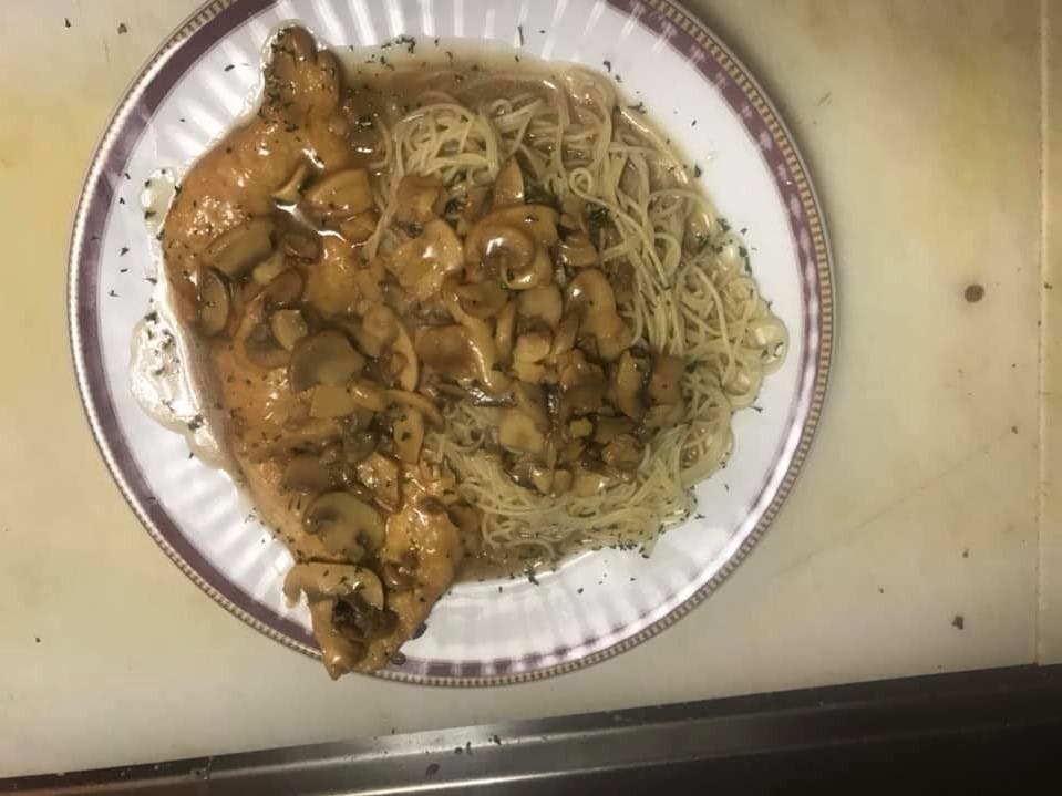 Order Chicken Marsala - Entree food online from 4 Brothers Pizzeria & Restaurant store, Greenwood Lake on bringmethat.com