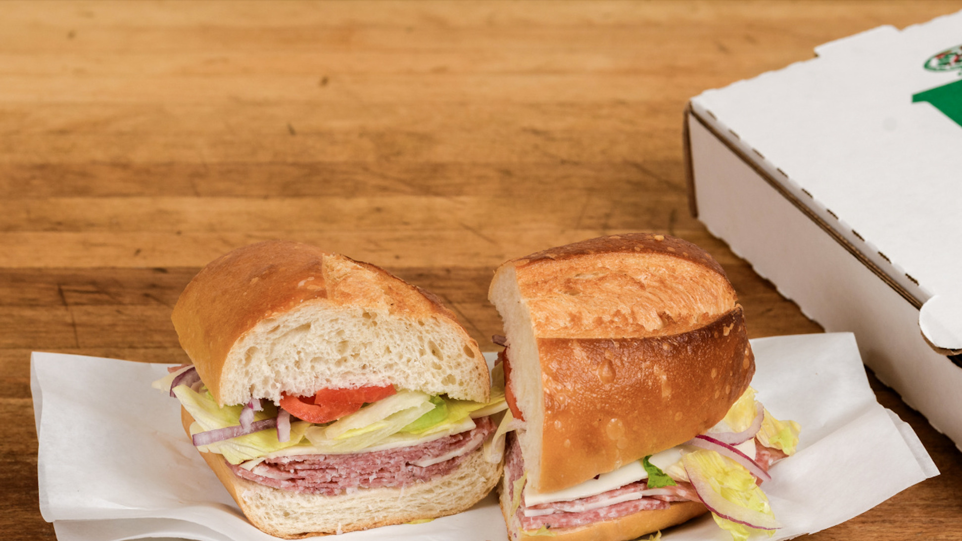 Order Salami & Cheese Sandwich Cold food online from Toto's Pizzeria & Restaurant store, Belmont on bringmethat.com