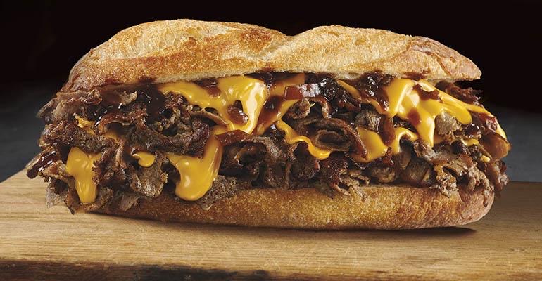 Order Steak and Cheese Sub food online from Sam Market Deli And Grill store, Edgewater on bringmethat.com