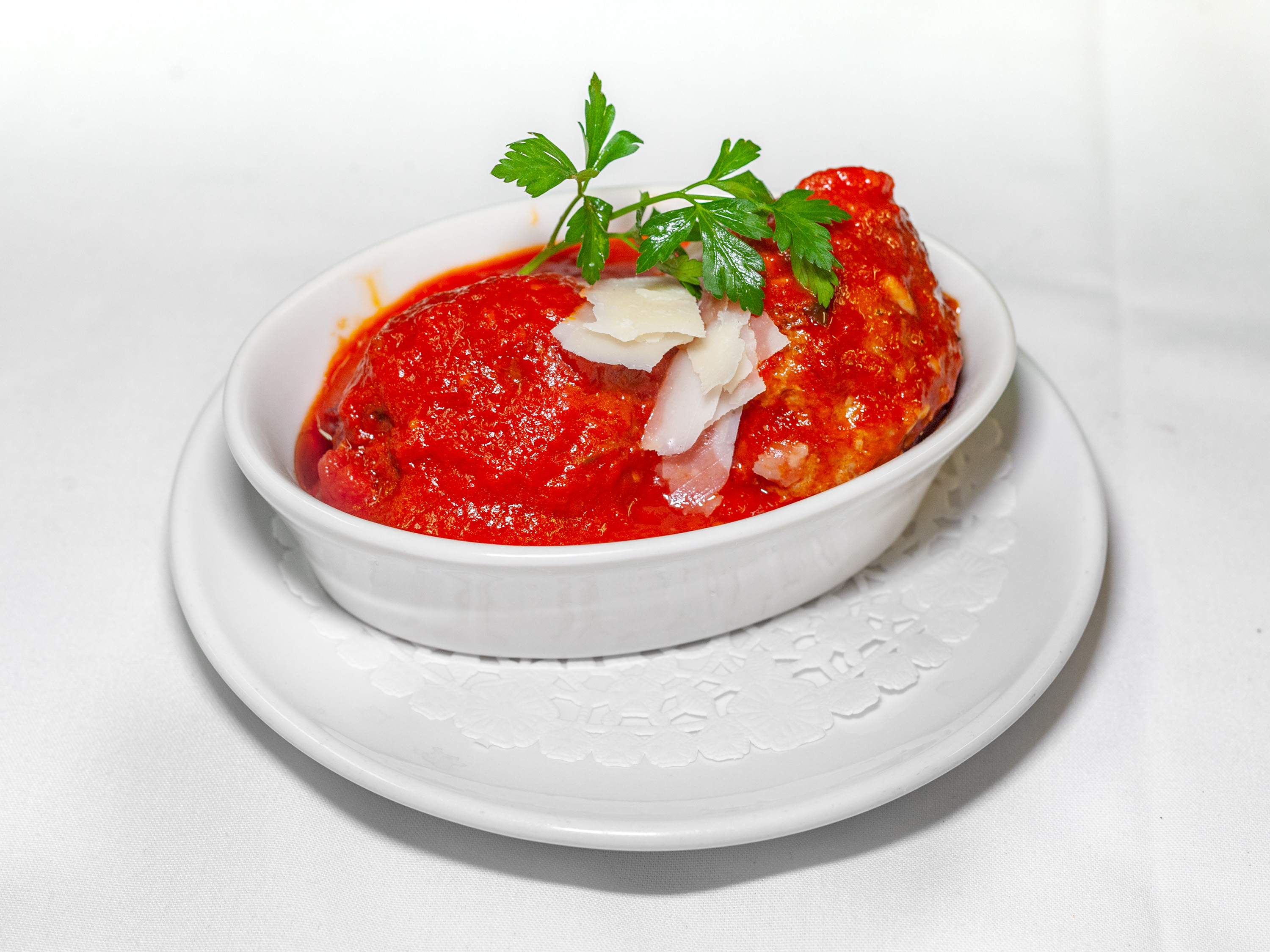 Order Side of 8 oz. 2 Meatballs food online from Ventura's Offshore Cafe store, Northfield on bringmethat.com
