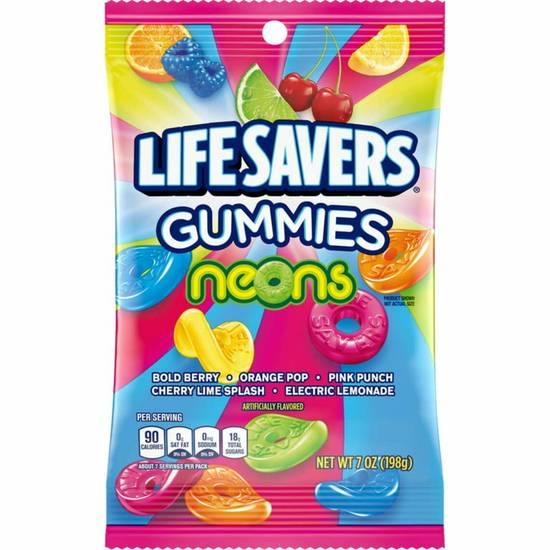 Order Life Savers Gummies - Neons food online from IV Deli Mart store, Goleta on bringmethat.com