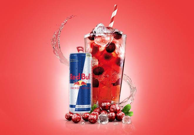 Order Cherry Red Bull Tea food online from Soup Kettle Grille store, Meridian on bringmethat.com