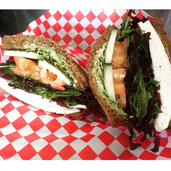Order Veggie Sandwich food online from Delifruits store, Chula Vista on bringmethat.com