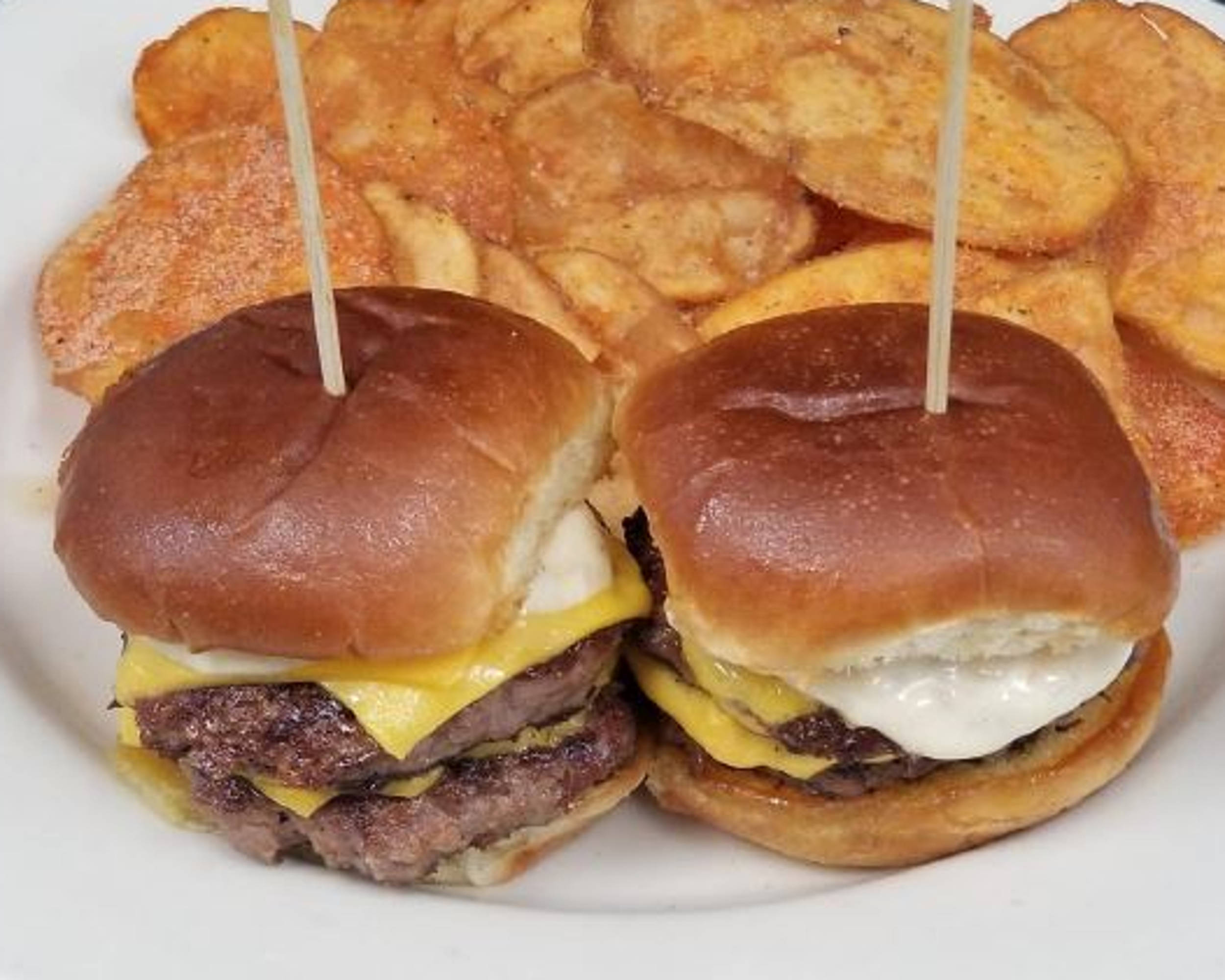 Order Double-Double Sliders food online from Scotty's brewhouse store, Bloomington on bringmethat.com