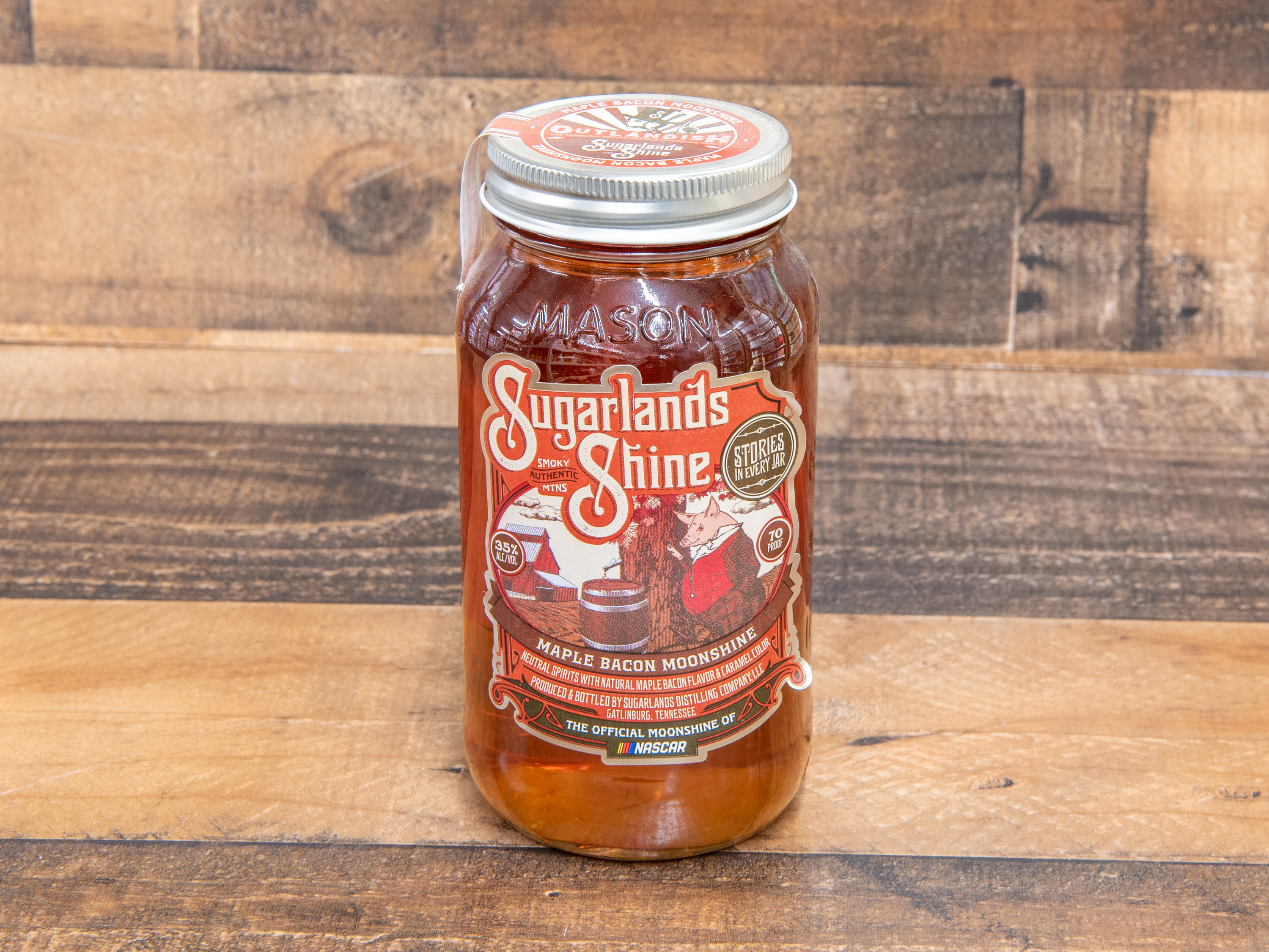 Order Sugarlands Shine Maple Bacon Moonshine food online from Belvedere Liquor store, Santee on bringmethat.com