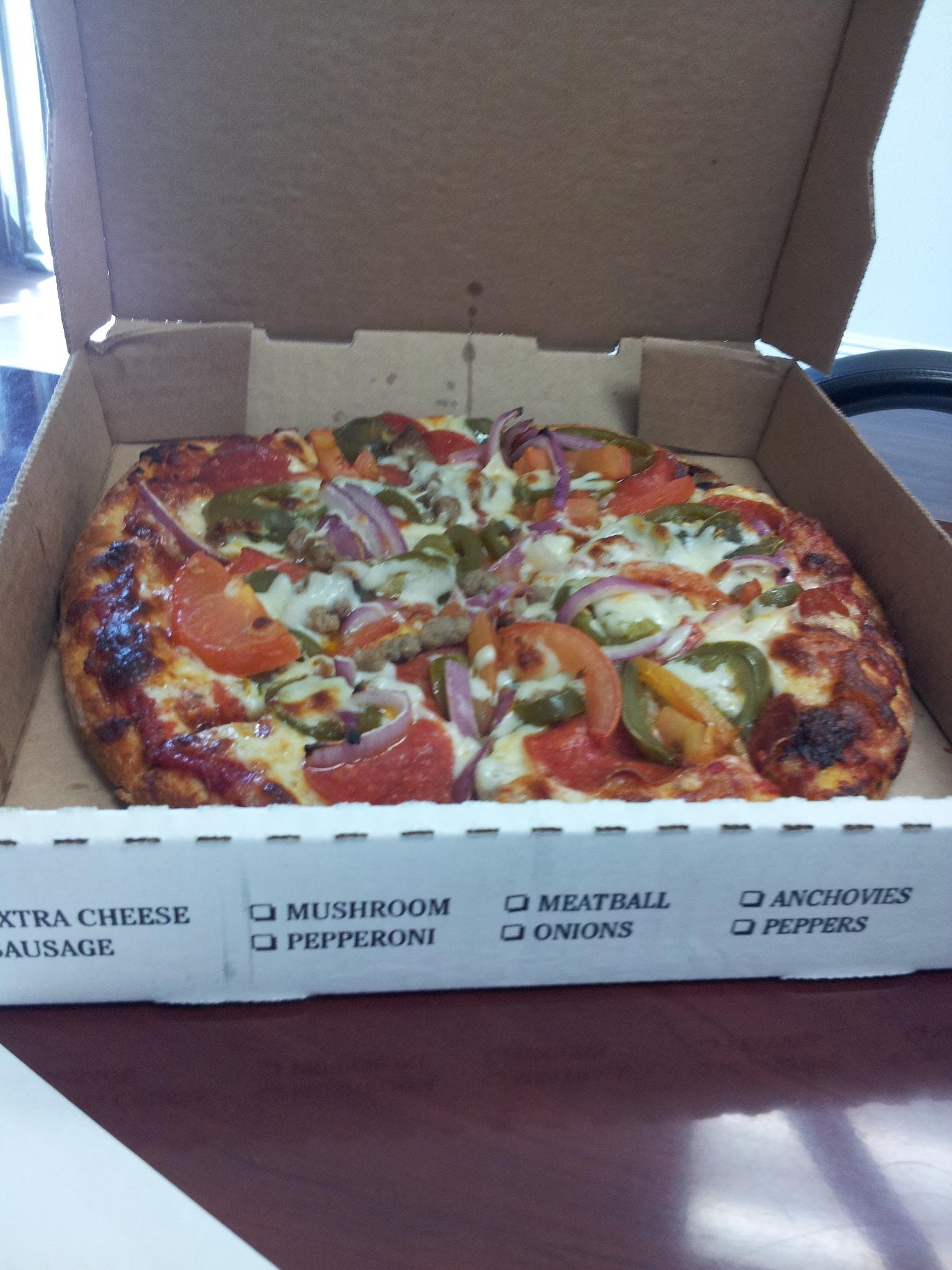 Order Mexican Pizza - Medium 12" (8 Slices) food online from The Pizza Place store, Riverside on bringmethat.com