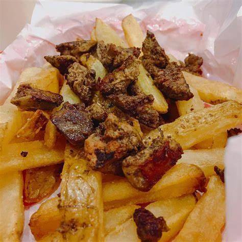 Order Truffle Cheesesteak Fries food online from Rise & Shine Breakfast store, Jonesboro on bringmethat.com