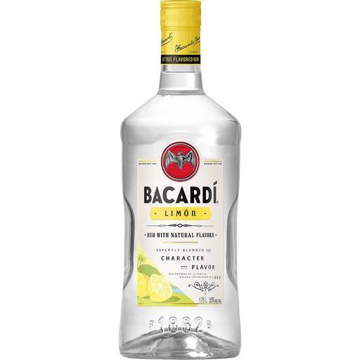Order Bacardi Limon Rum 1.75L (1.75 LTR) 10101 food online from Bevmo! store, San Diego on bringmethat.com