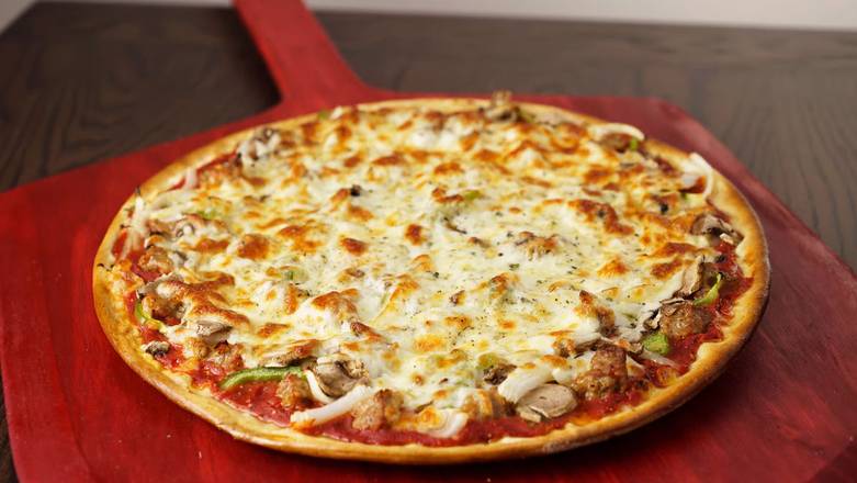 Order 14" Thin Crust food online from Papa Saverio's store, Elgin on bringmethat.com