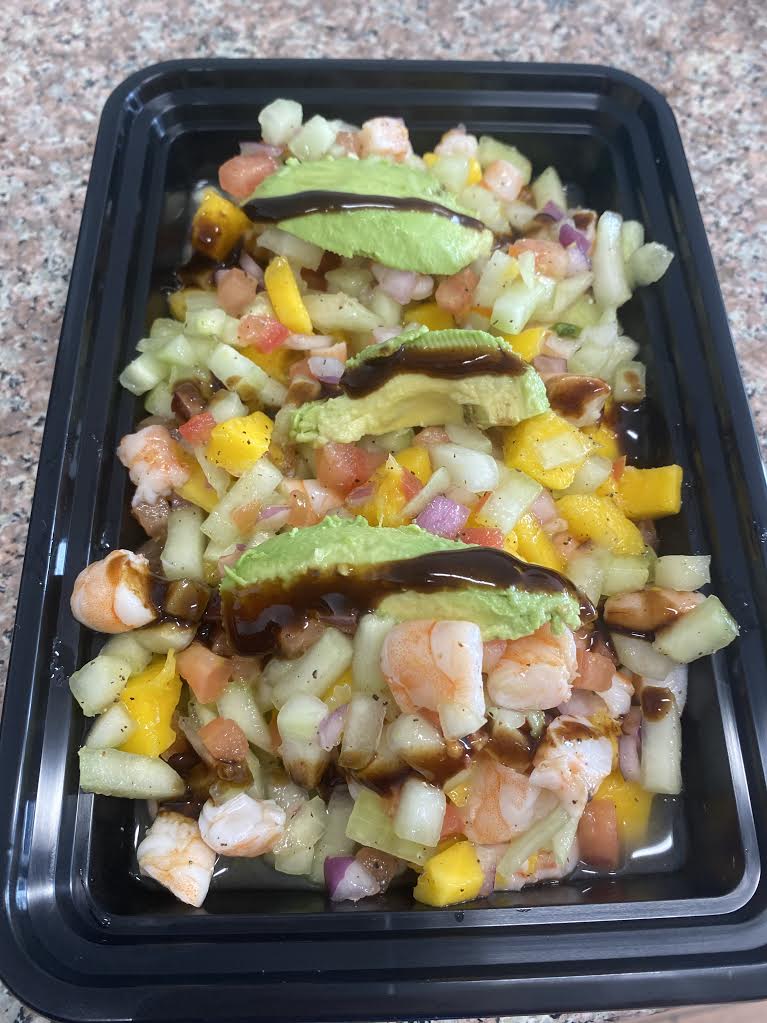 Order Ceviche Tropical Cocido/Cooked food online from Sushi Y Mariscos Que Rollo store, Northridge on bringmethat.com