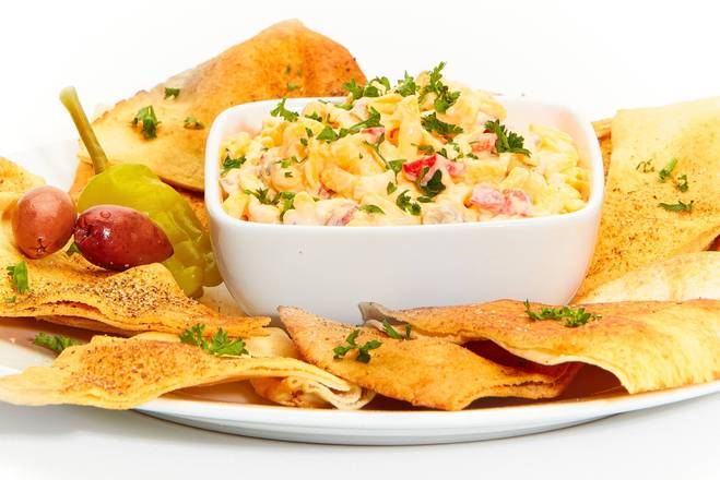 Order Spicy Pimento Cheese food online from Taziki Mediterranean Café store, Tulsa on bringmethat.com