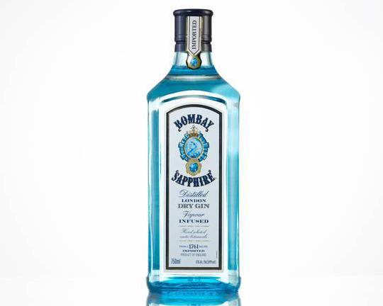 Order Bombay Sapphire, 750ml gin (47% ABV) food online from 50th Street Liquor, Beer & Wine store, Lubbock on bringmethat.com
