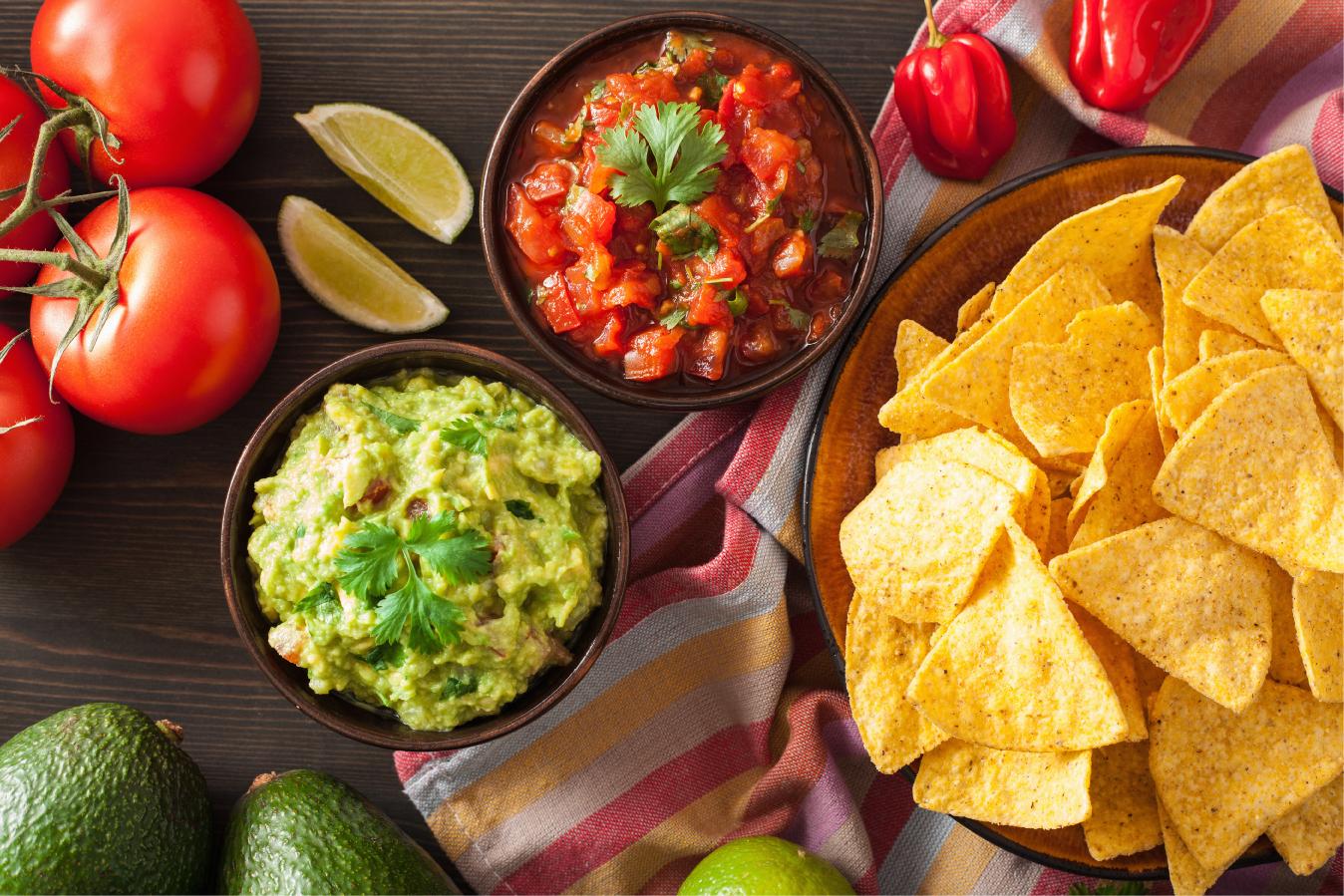 Order Chips & Guac (6 Oz) food online from Off The Boat Fish Grill store, Placentia on bringmethat.com