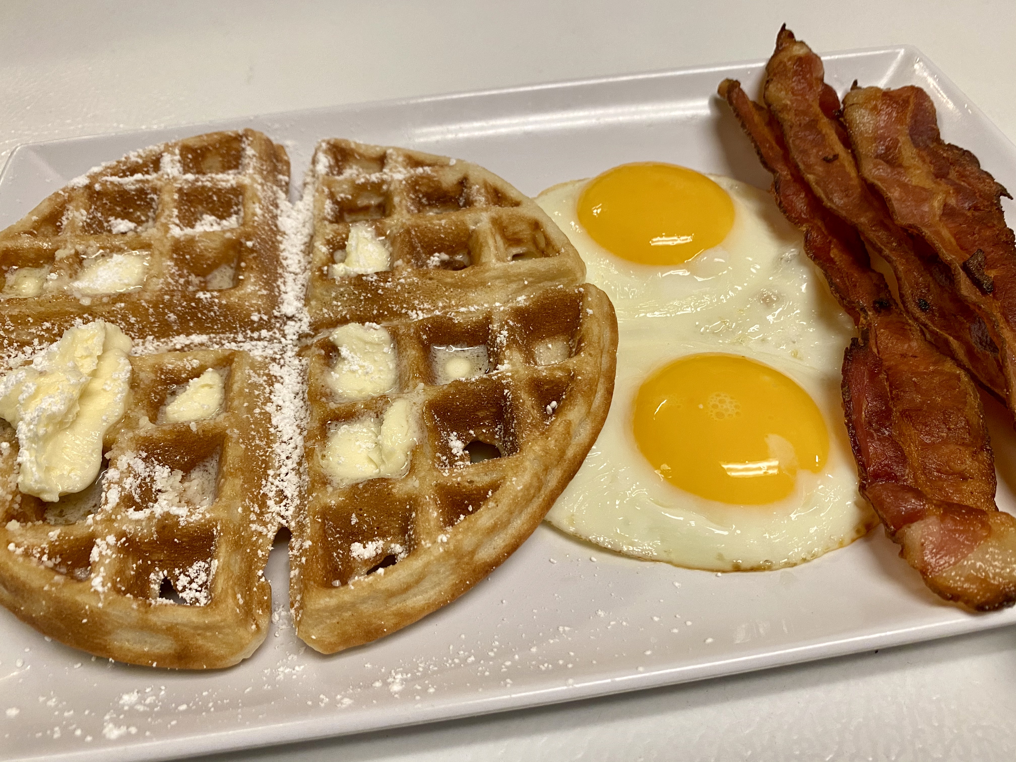 Order Waffle Deluxe food online from Local Diner store, San Francisco on bringmethat.com