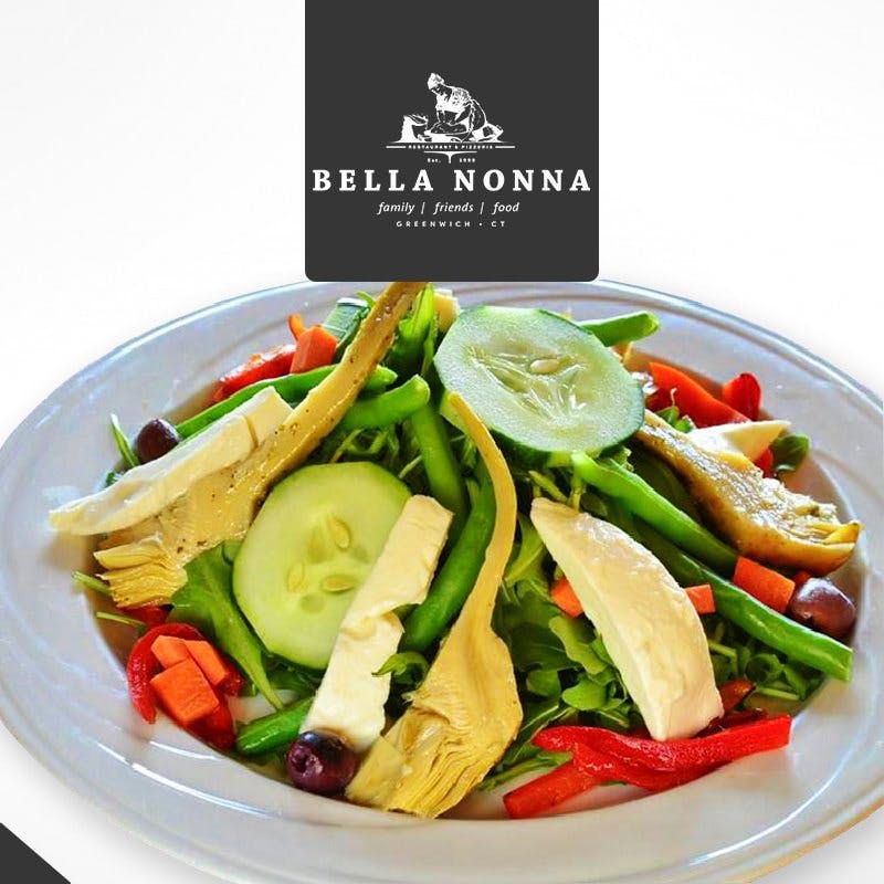 Order House Salad - Salad food online from Bella Nonna Pizza Restaurant store, Greenwich on bringmethat.com