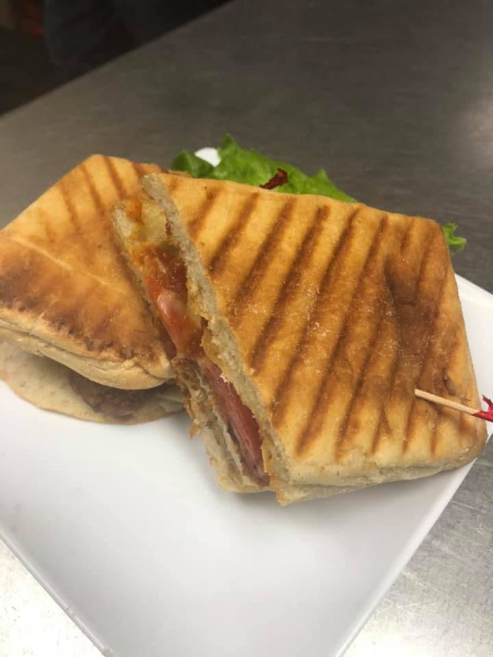 Order Italian Sausage Parm Panini - Panini food online from Fontana Pizza & Grill store, Exton on bringmethat.com