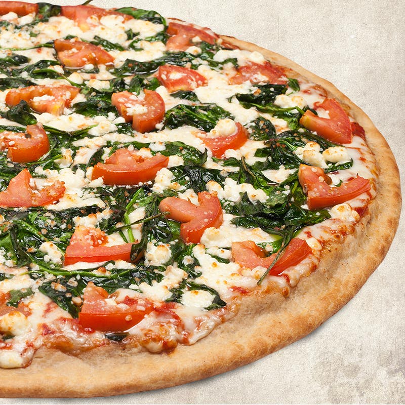 Order Spinach Supreme Pizza - Small 10" food online from Benito's Pizza - South Lyon store, South Lyon on bringmethat.com