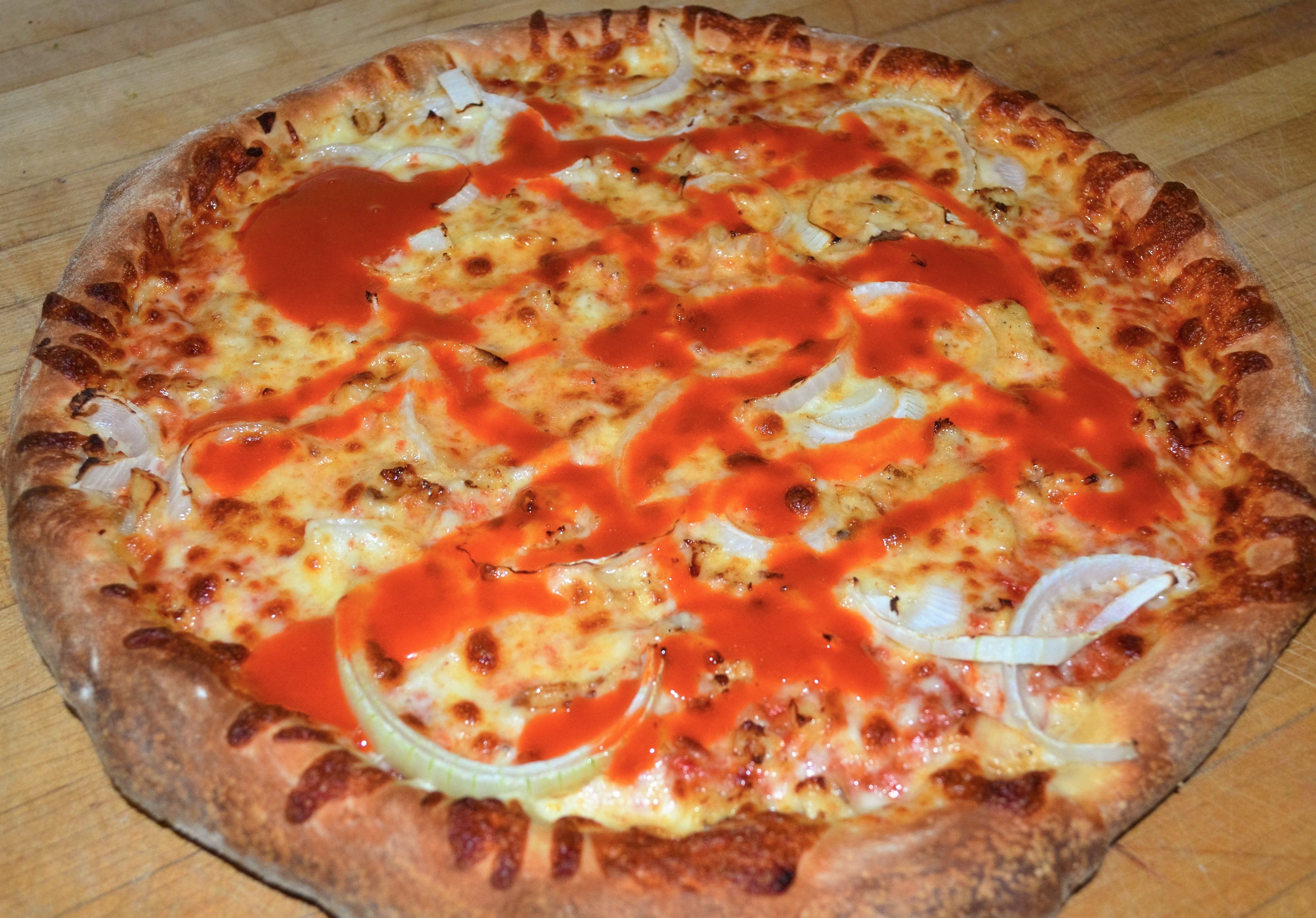 Order Hot Chicken Pizza food online from Jackpot Pizza store, Spring on bringmethat.com