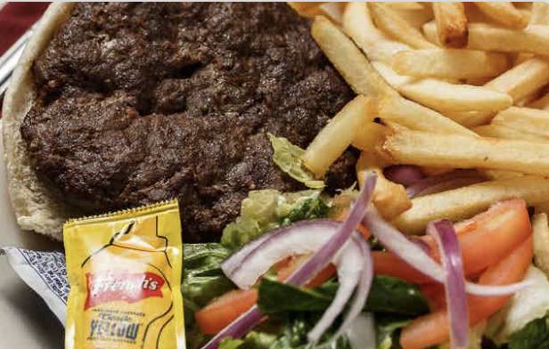 Order Kid's Hamburger food online from Albasha Greek & Lebanese Café store, Covington on bringmethat.com