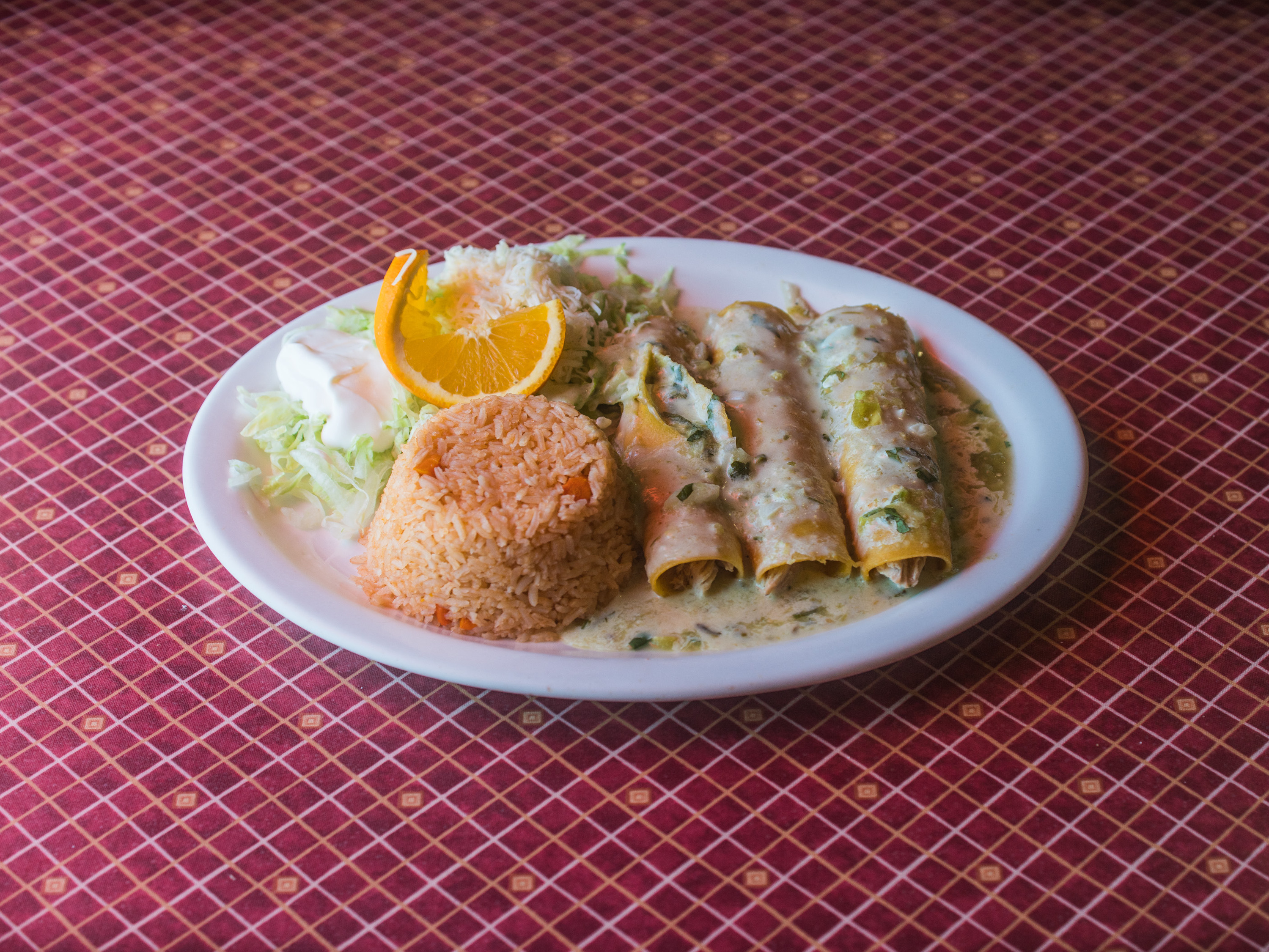 Order Enchiladas Suizas food online from Cozumel Mexican Restaurant store, Statesville on bringmethat.com