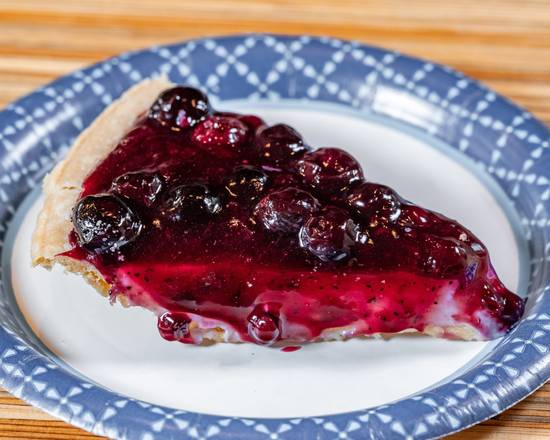 Order Blueberry Cream Pie Slice food online from Sunny Side store, Wahiawa on bringmethat.com