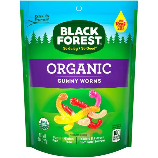 Order Black Forest Organic Gummy Worms (8 oz) food online from Rite Aid store, Eugene on bringmethat.com