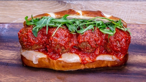 Order Meatball Parm food online from Veggie Kingdom store, Hollywood on bringmethat.com