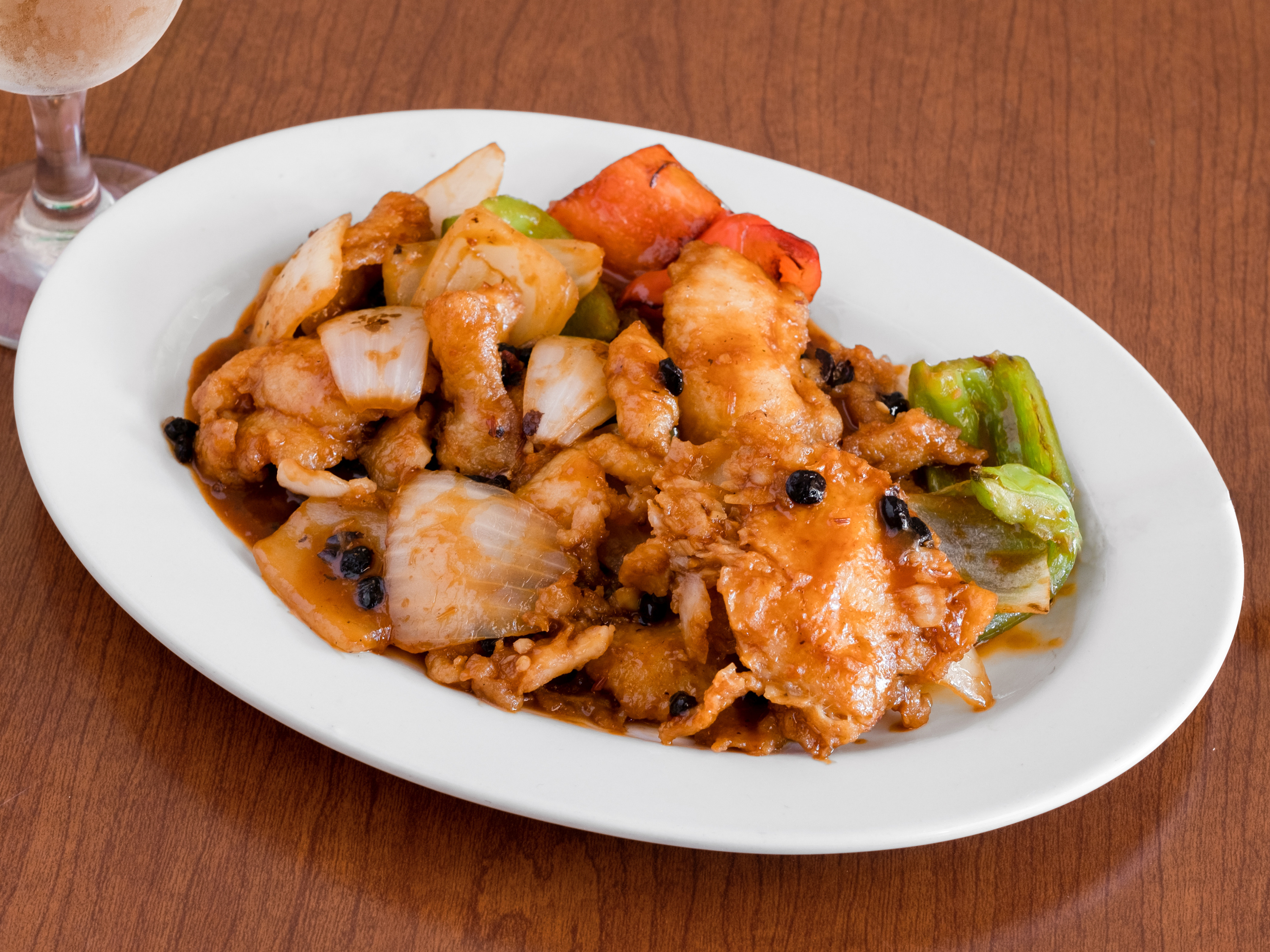 Order Fish Fillet with Black Bean Sauce food online from Lakeview Garden store, Westlake Village on bringmethat.com
