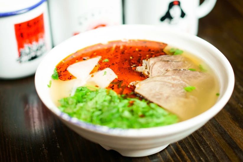 Order Signature Lanzhou Beef Noodles food online from Dun Huang store, Brooklyn on bringmethat.com