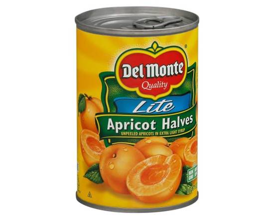 Order Del Monte · Lite Apricot Halves in Extra Light Syrup (15 oz) food online from Shaw's store, Raynham on bringmethat.com