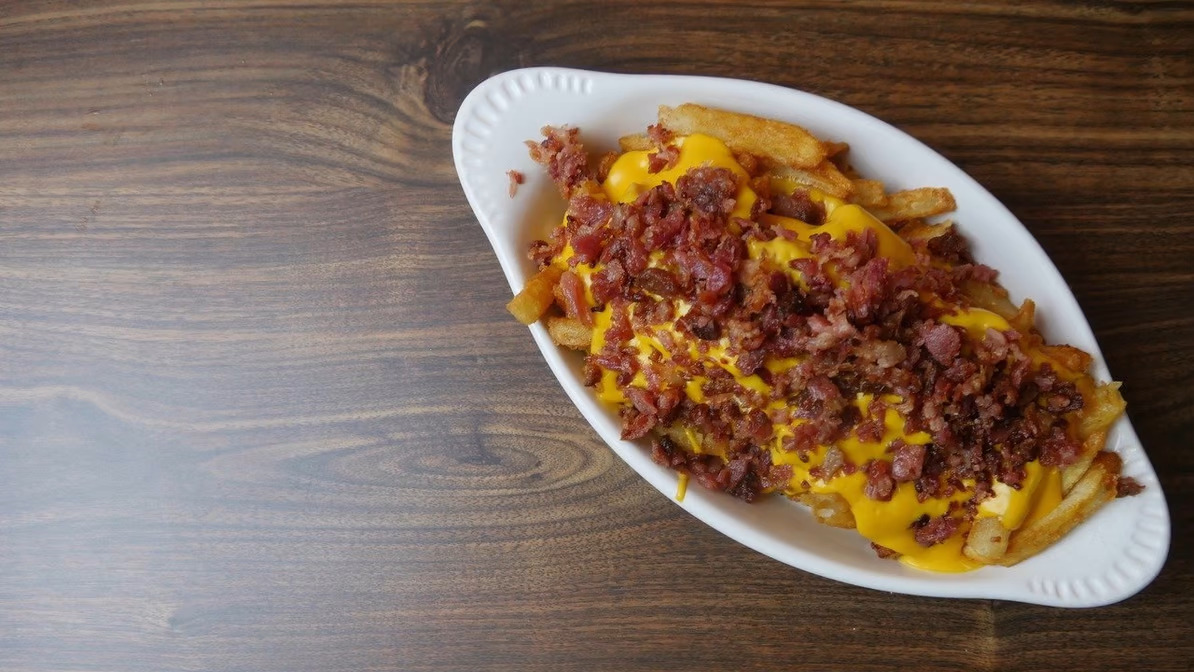 Order Bacon Cheese Fries food online from Stewarts Root Beer store, East Brunswick on bringmethat.com