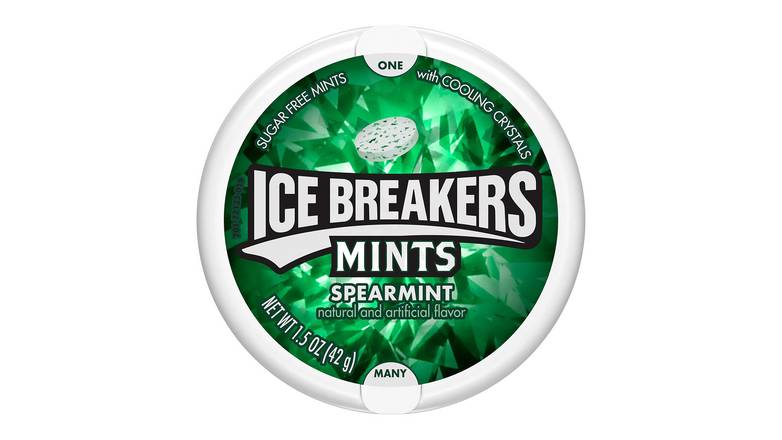 Order Ice Breakers Spearmint Mints food online from Shell Rock Spring store, Bel Air on bringmethat.com
