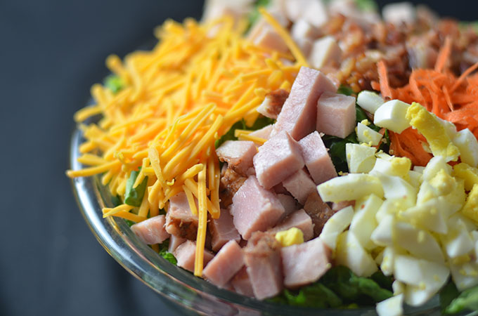 Order Large Chef's Salad food online from Chef Coffee Shop store, Arcadia on bringmethat.com
