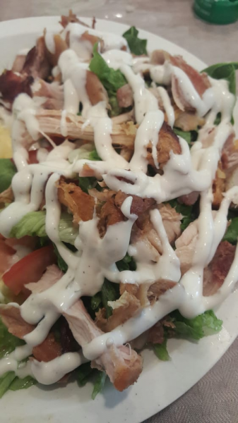 Order Chicken Salad food online from The Hideout Pizza & Grill store, Anaheim on bringmethat.com