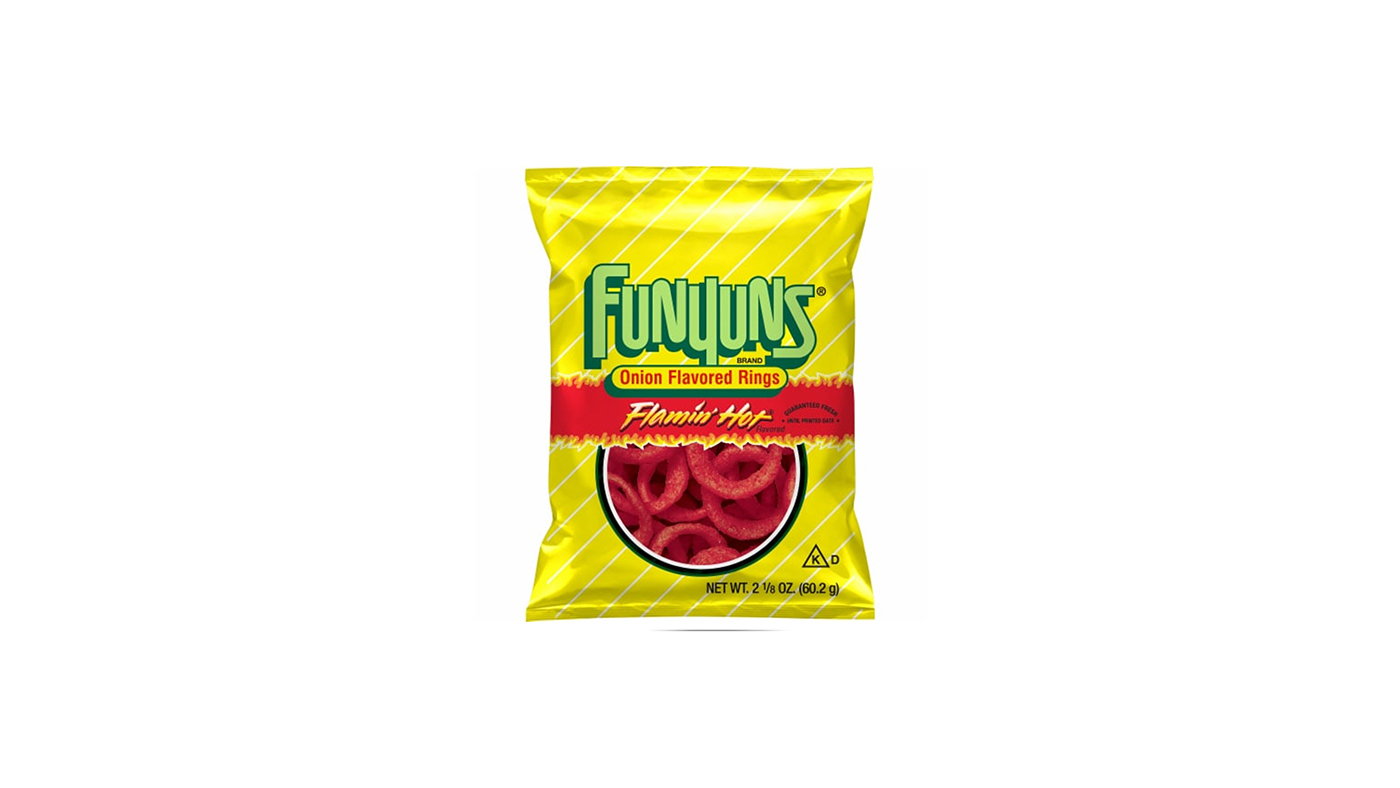 Order Funyuns Flamin' Hot 2.12oz food online from Extramile store, Palm Springs on bringmethat.com