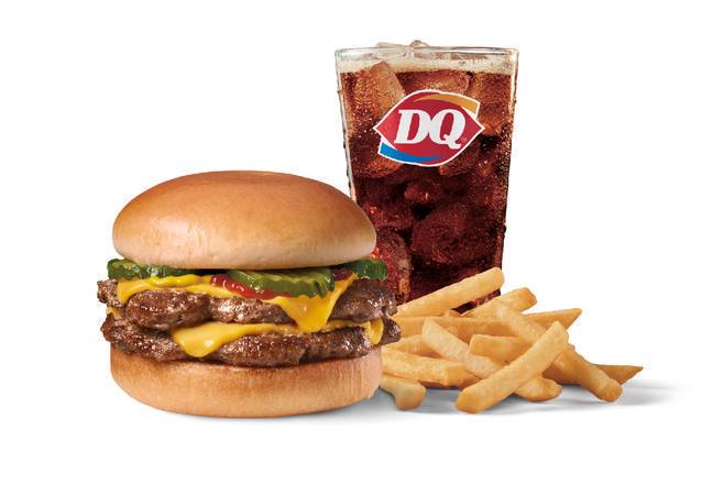 Order Original Cheeseburger Signature Stackburger Double Combo food online from Dairy Queen Grill & Chill store, Alabaster on bringmethat.com