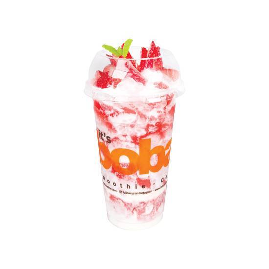 Order Strawberry Cream Slush food online from Boba Time store, Bell on bringmethat.com