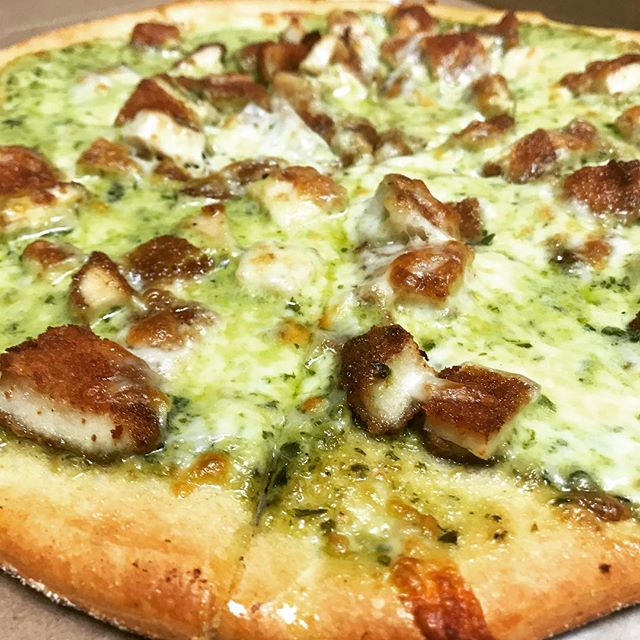 Order Chicken Cutlet Pesto Pizza food online from Panzano Pizzeria store, Montclair on bringmethat.com