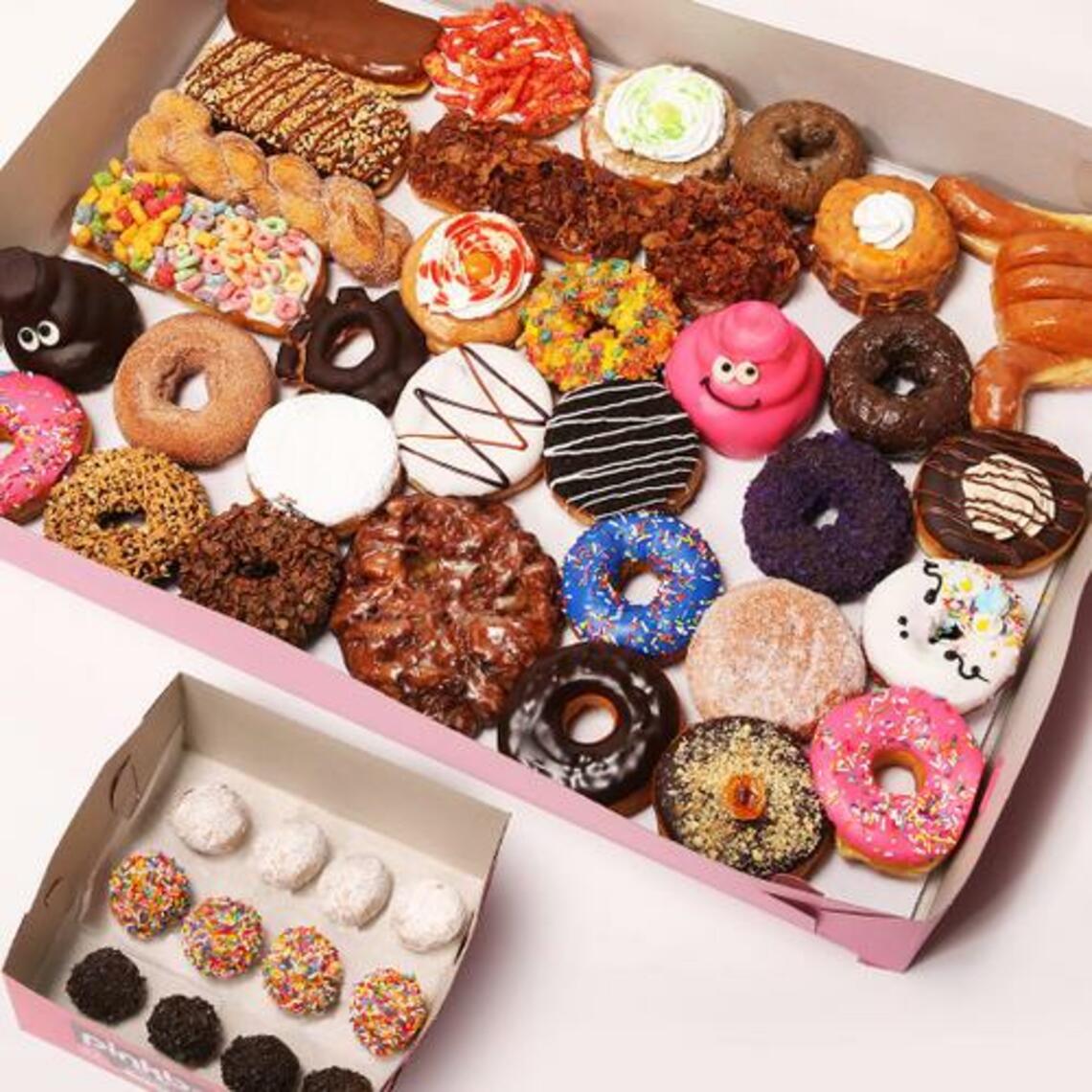 Order Party Pack food online from Pinkbox Doughnuts store, Las Vegas on bringmethat.com