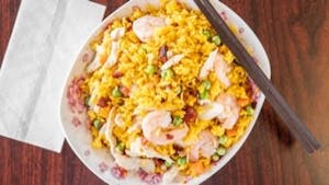 Order 26. House Special Fried Rice 本楼炒饭 food online from He Rui store, Oklahoma City on bringmethat.com
