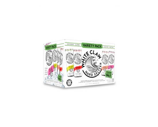 Order  White Claw Hard Seltzer Variety Pack No. 1 | 12 x 12 oz Cans food online from Rancho Wine store, Thousand Oaks on bringmethat.com