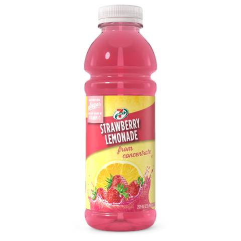 Order 7-Select Strawberry Lemonade 23.9oz food online from 7-Eleven store, Oklahoma City on bringmethat.com