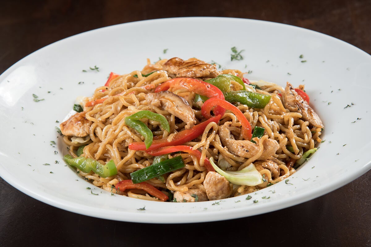 Order CHICKEN YAKISOBA food online from Ra Sushi store, Chino Hills on bringmethat.com