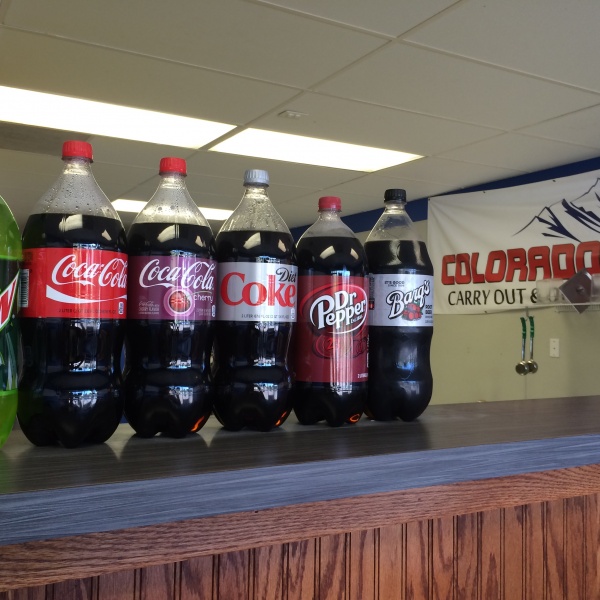 Order 2-Liter Soda food online from Coloradough Pizza store, Aurora on bringmethat.com