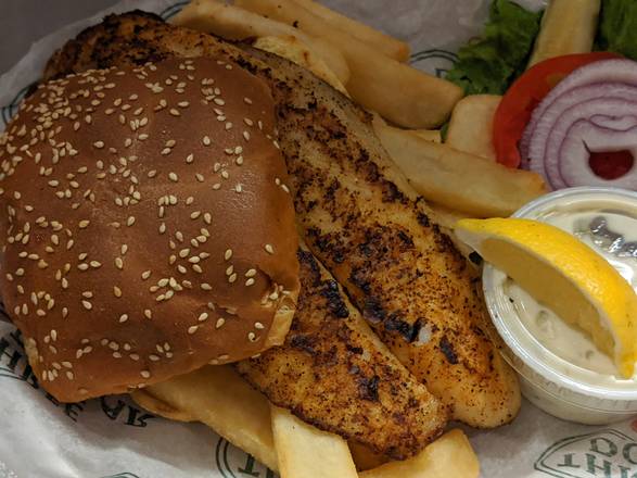 Order TDC Fish Sandwich food online from Three Dollar Cafe store, Norcross on bringmethat.com