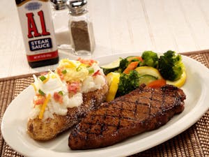 Order NY Strip food online from Sagebrush Steakhouse store, Morehead City on bringmethat.com