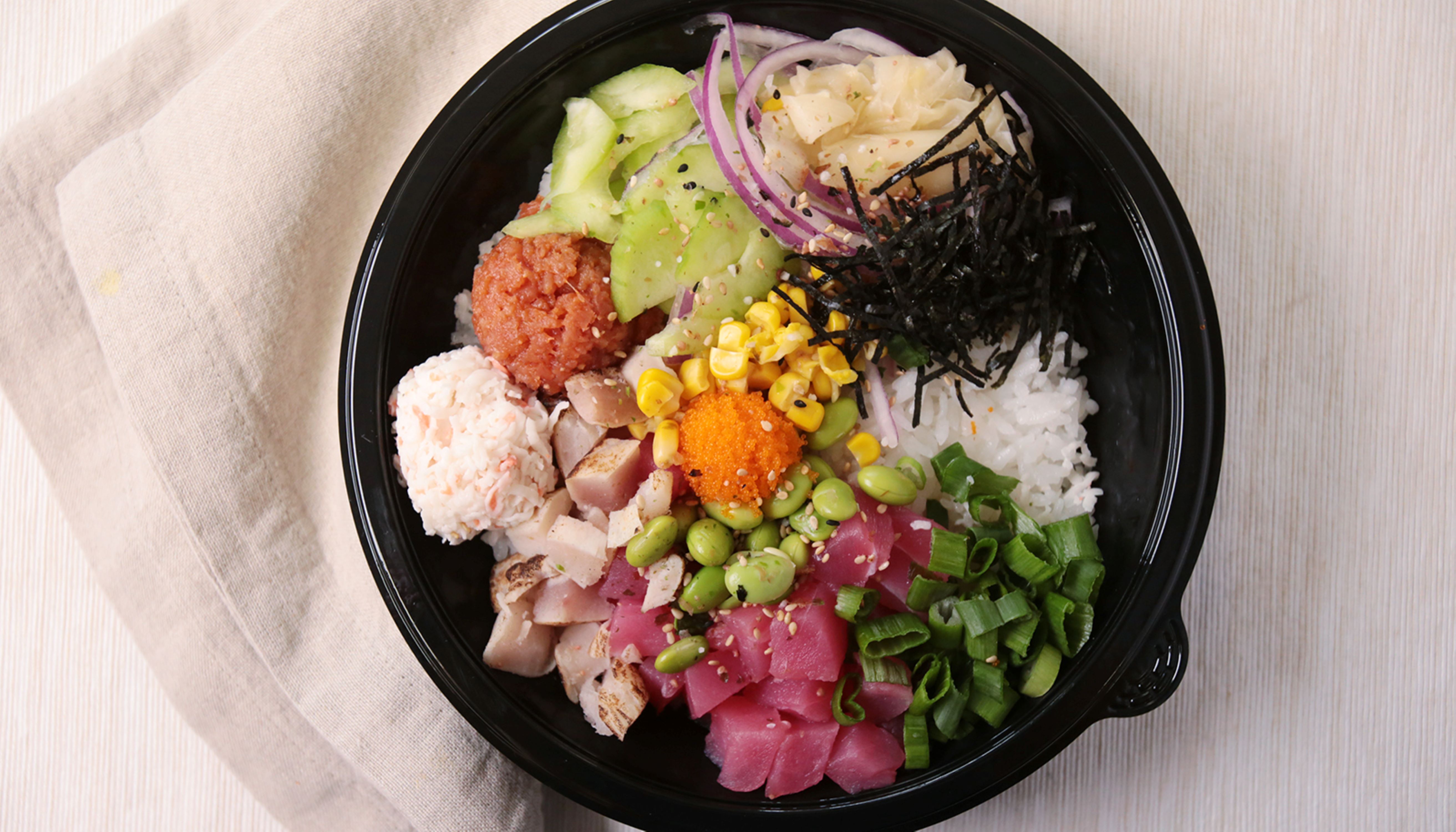 Order Make Your Own Fresh Poki Bowl Regular food online from Poki Go store, Montebello on bringmethat.com