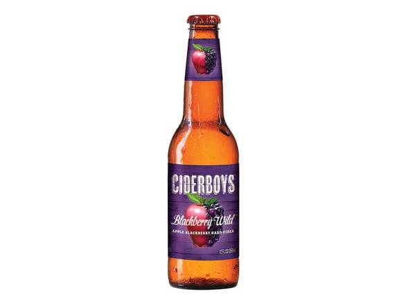 Order Ciderboys Blackberry Wild - 6x 12oz Bottles food online from Kirby Food & Liquor store, Champaign on bringmethat.com