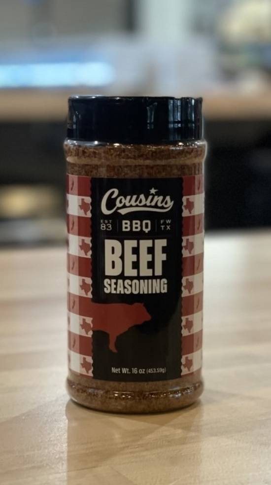 Order Bottle Beef Seasoning food online from Cousins Bar-B-Q store, Fort Worth on bringmethat.com